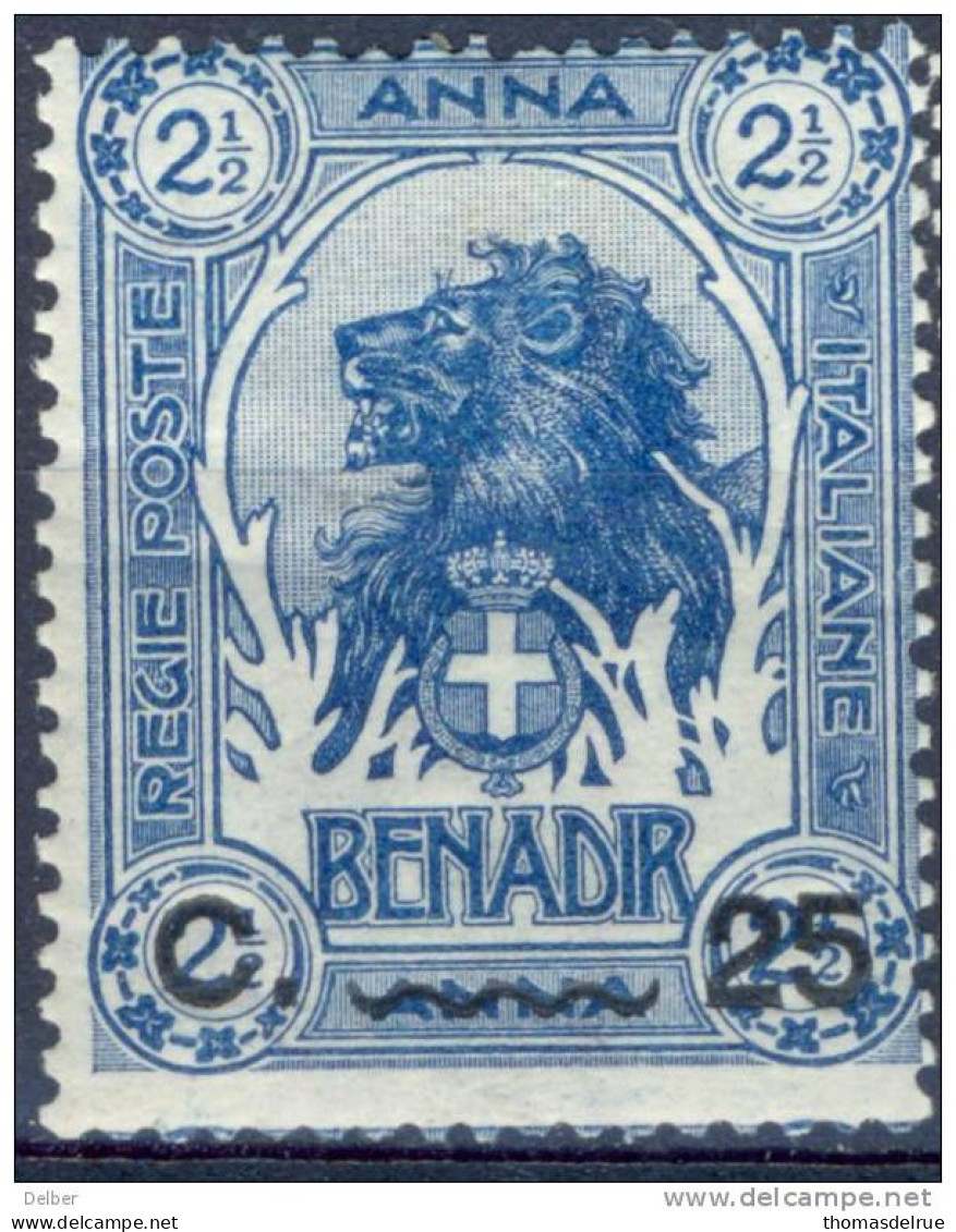 Zp491: SOMALIE ITALIENNE :  Y.&T. N° 15:  X: Mint - Hinged - Somalia (AFIS)