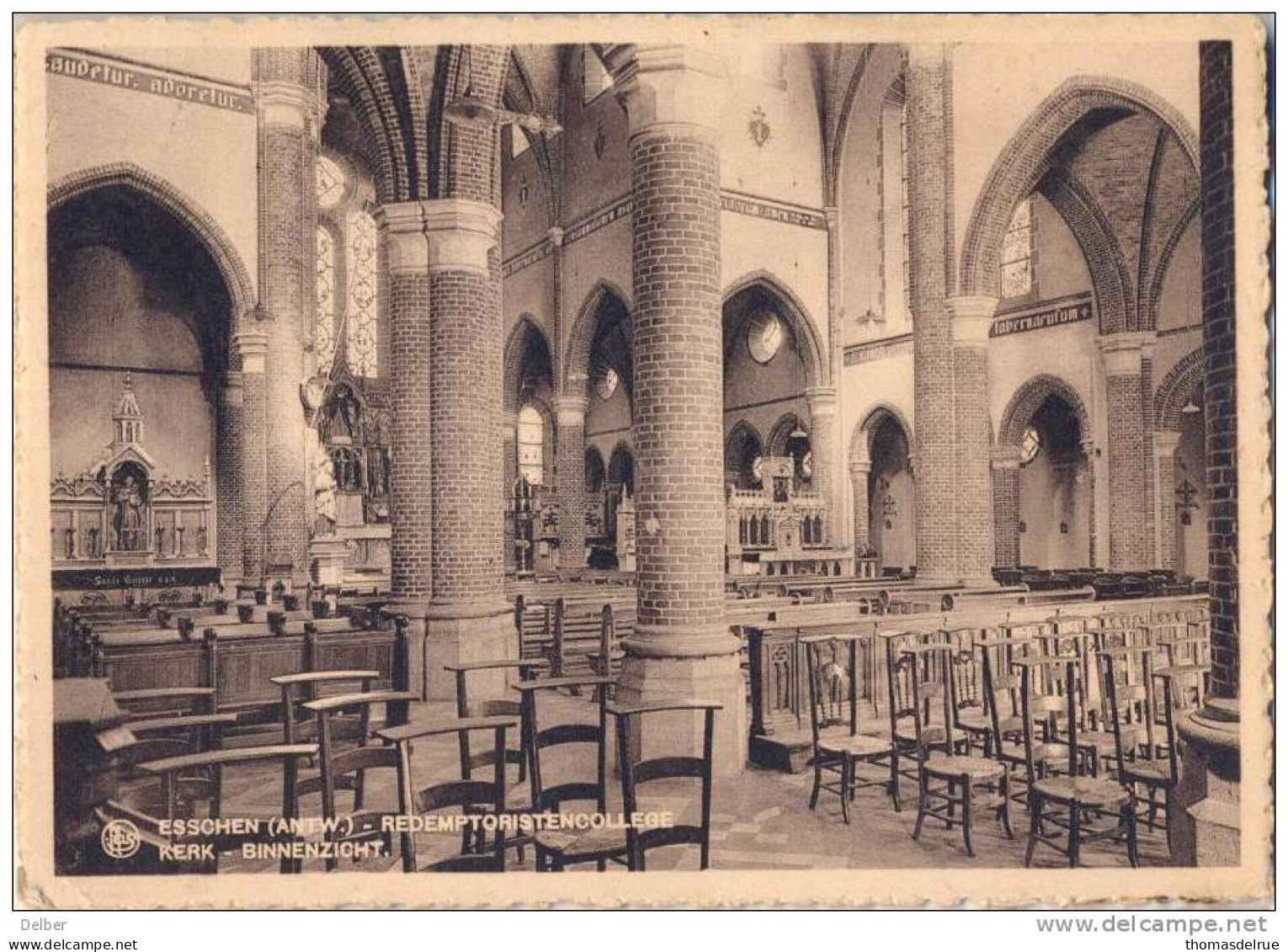 _F104: ESSCHEN(ANTW.) - REDEMPTORISTENCOLLEGE  - KERK BINNENZICHT - Essen