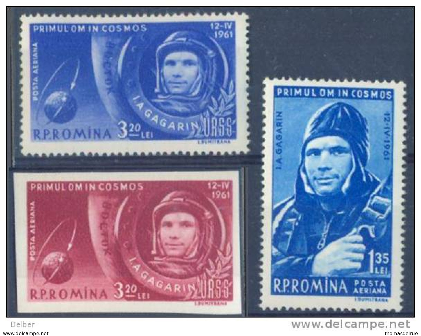 _Le530: Roemenie: Luchtpost: Y.&T.N° A141/3 : X (= Mint Hinged) - Unused Stamps