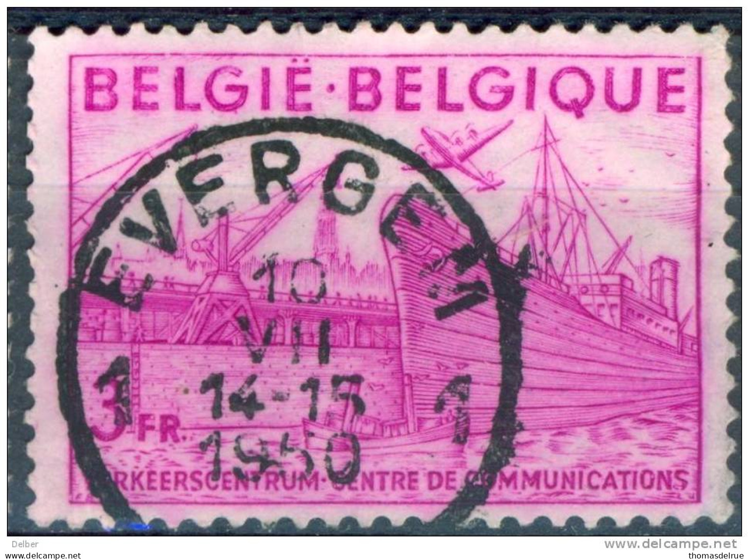 _Fy466: N° 770: 1 EVERGEM 1 - 1948 Esportazione