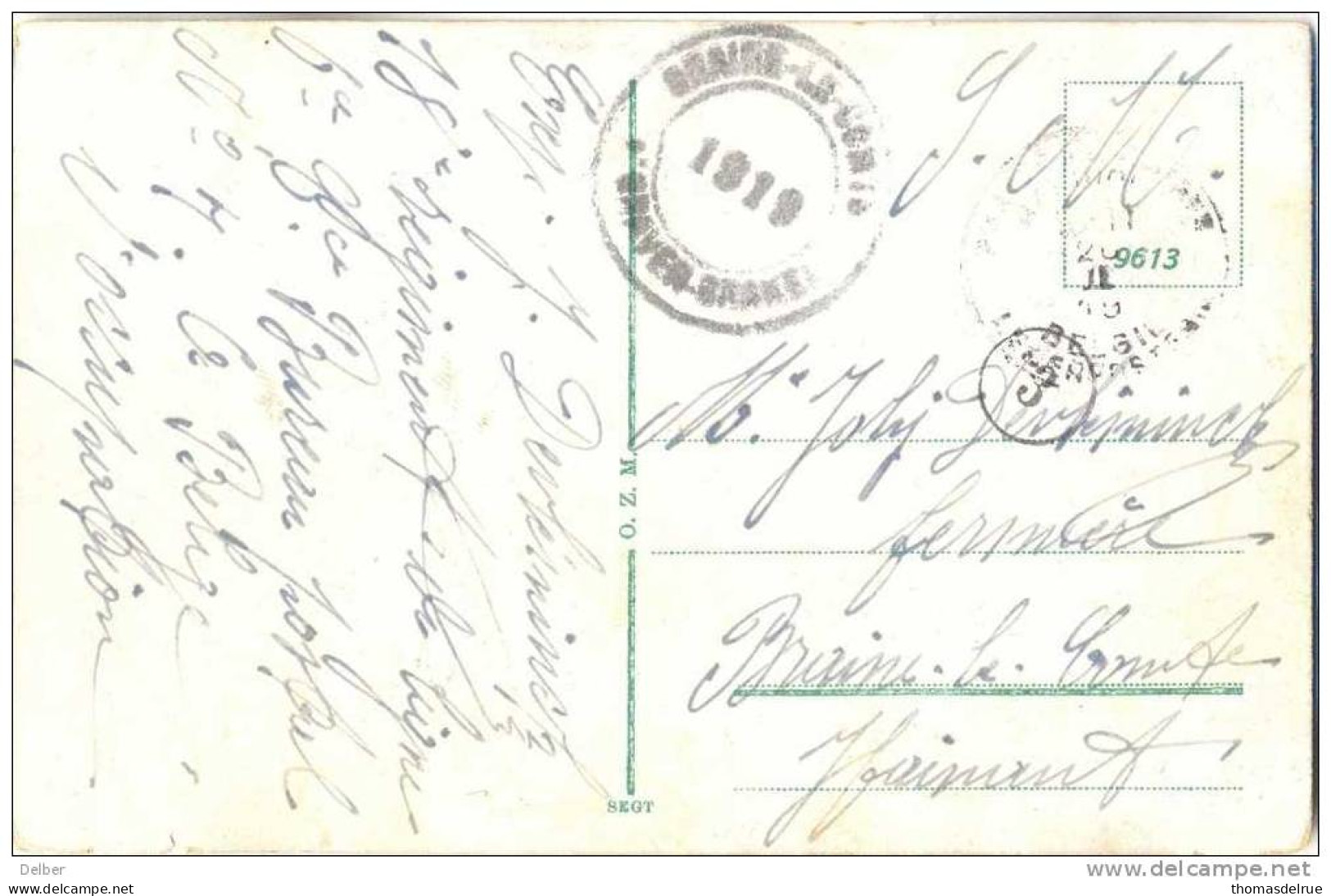 _M441:BRAINE-LE-COMTE 1919 's GRAVENBRAKEL  Als Aankomststempel: Postkaart Verstuurd: SM Düsseldorf- Rheinpromenade - Fortune Cancels (1919)