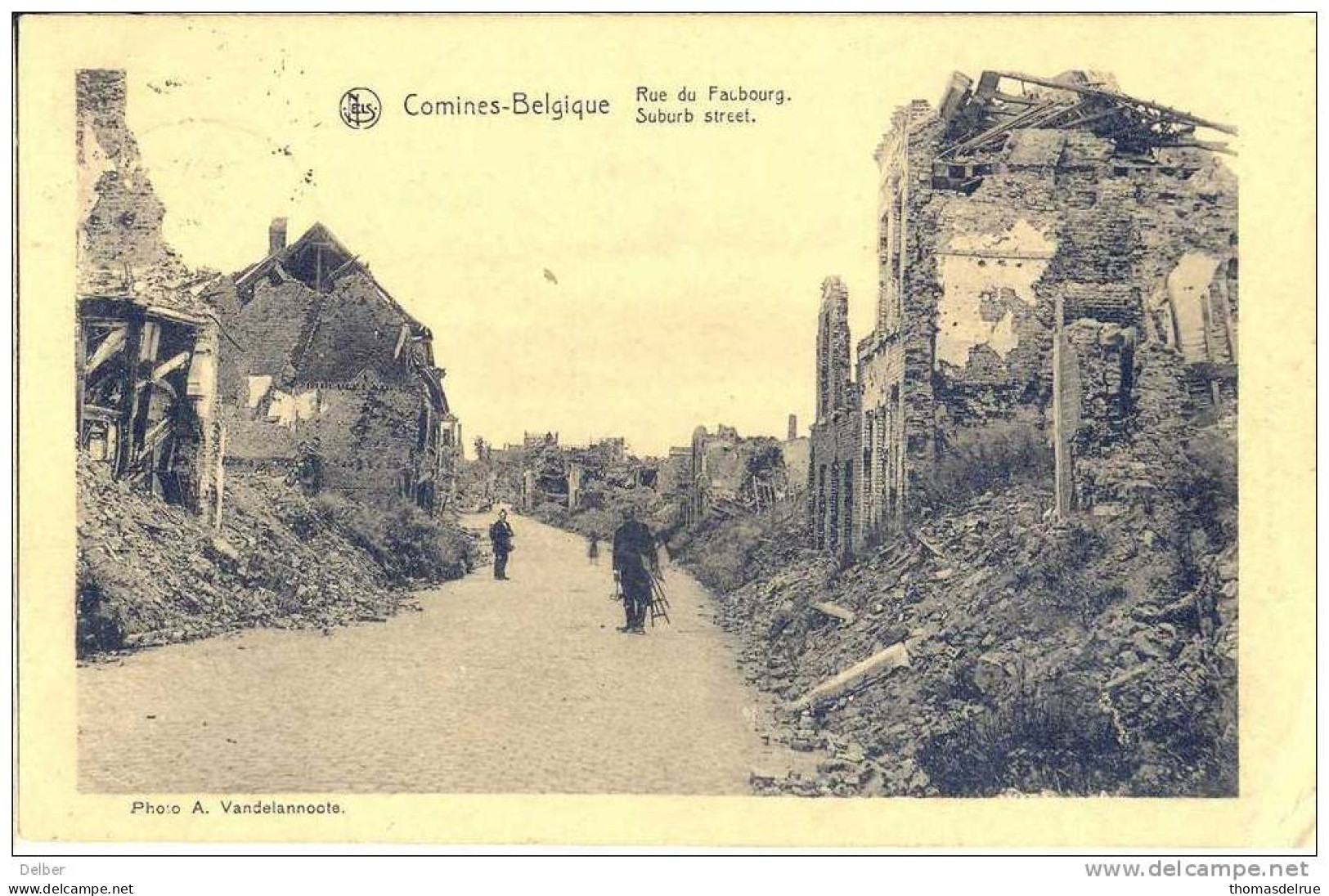 _ik553: COMINES -Belgique  Rue Du Faubourg / Suburb Street - Comines-Warneton - Komen-Waasten