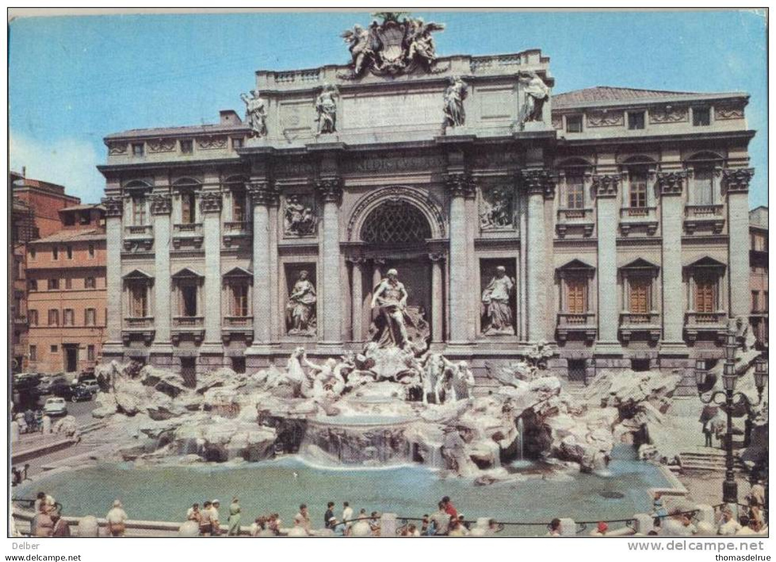 _Hc762: ROMA - Fontana Di Trevi + 1121: DON ORIONE > Paris - Fontana Di Trevi