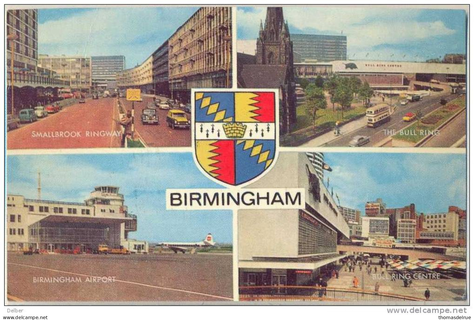 _N436: BIRMINGHAM + Vignet: Onbekend / INCONNUE + Retourstempels.. - Birmingham