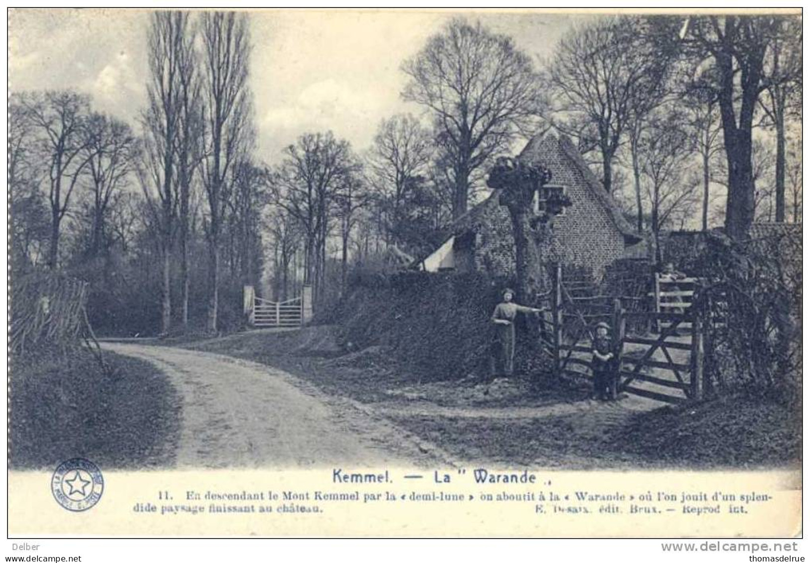 _ik540-6 :11- KEMMEL - La  " Warande". - E.Desaix, Edit.Brux;.. - Heuvelland