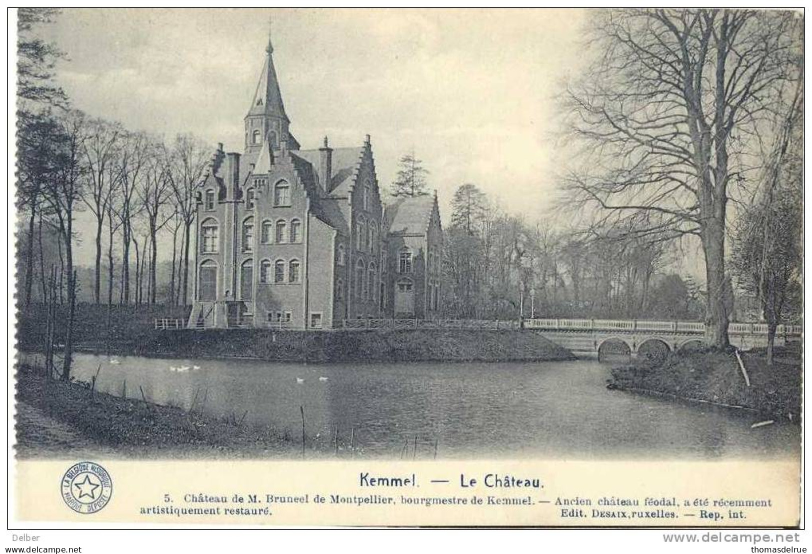 _ik540-1 :5 - KEMMEL - Le Château. - E.Desaix, Edit.Brux;.. - Heuvelland