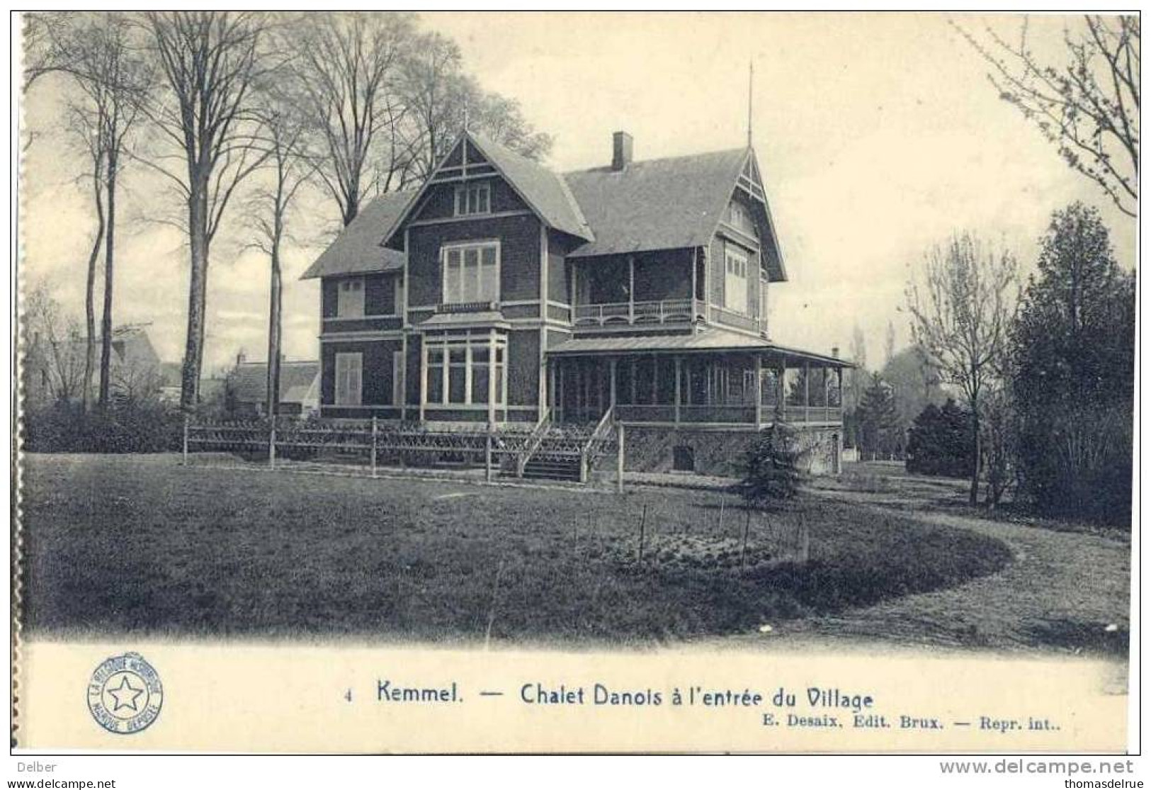 _ik540-2 :4 - KEMMEL - Châlet Danois à L'entrée Du Villagez... - E.Desaix, Edit.Brux;.. - Heuvelland