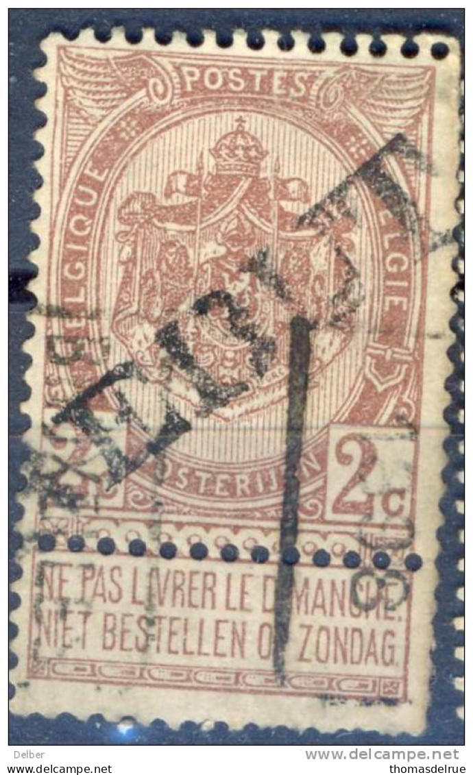 _Bp880: N° 169 - B -  :  BRUXELLES  1898  + REBUT Stempel... Wat Korte Tanden... - Rollenmarken 1894-99