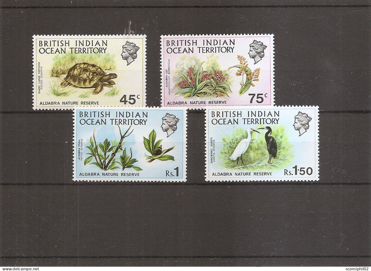Territoire Britannique De L'Océan Indien - Faune Et Flore ( 39/42 XXX -MNH ) - Territoire Britannique De L'Océan Indien