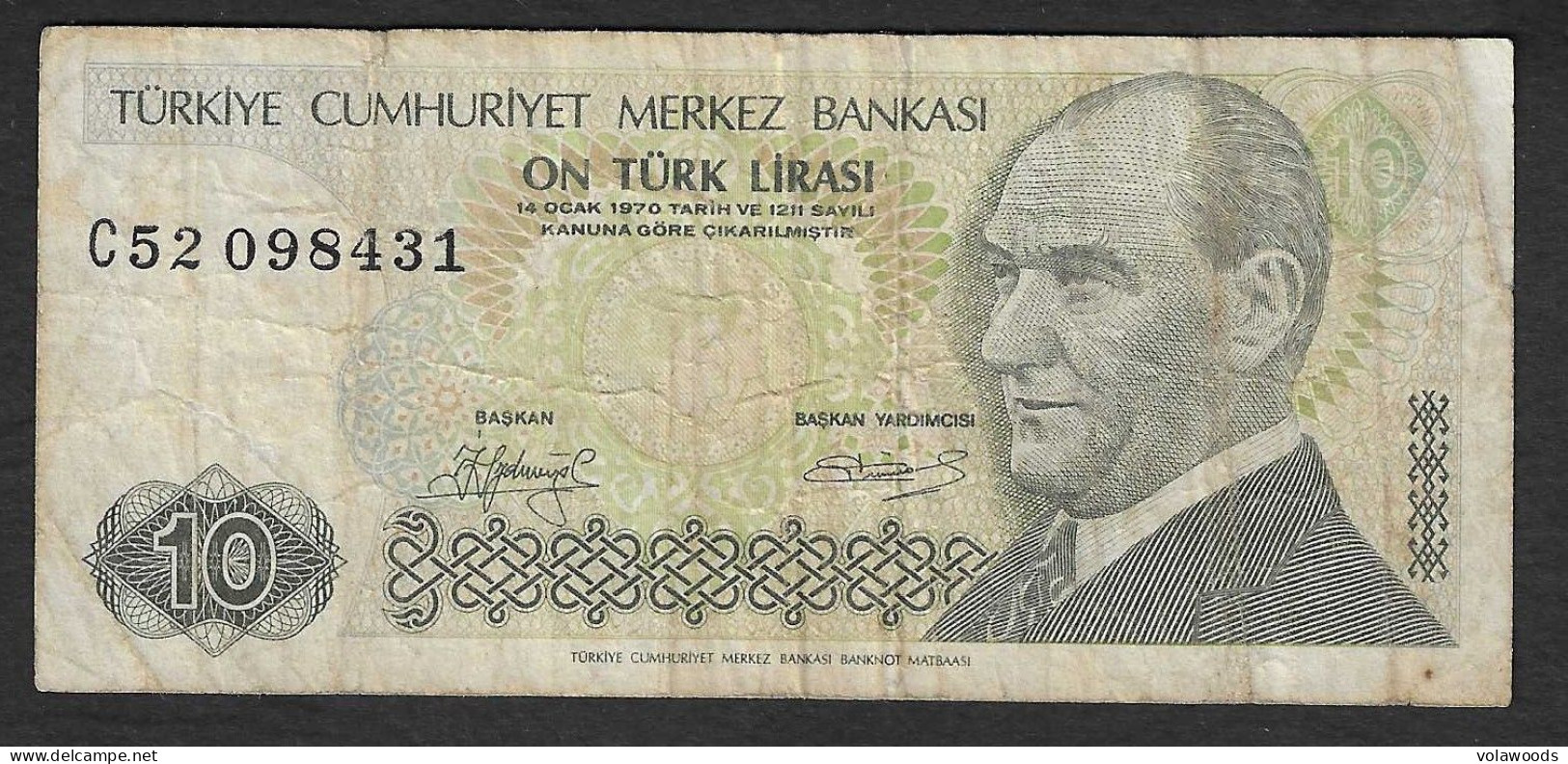 Turchia - Banconota Circolata Da 10 Lire P-192a.1 - 1979 #19 - Turquie