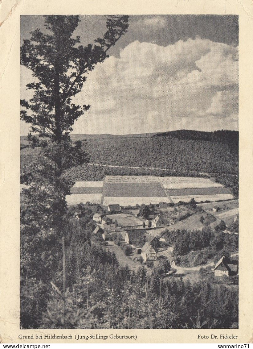 POSTCARD 1957,Germany,Hilchenbach - Hilchenbach