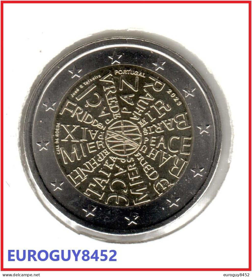 PORTUGAL- 2 € COM. 2023 UNC -VREDE - Portugal