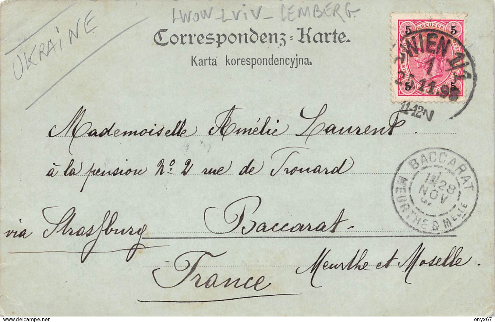 LWOW-LVOV-LVIV-LEMBERG-Ukraine-Ukrainian-Grand Hotel I Kasa Oszczednosci-Caisse D'Epargne- 1898 - - Ucrania