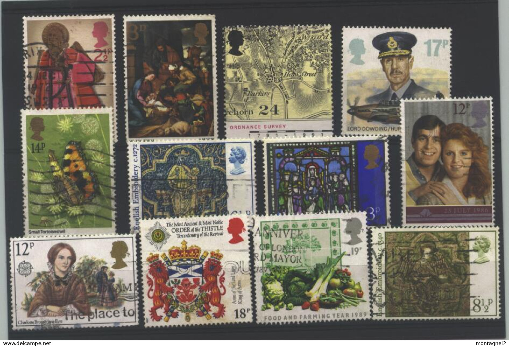 Timbres Grande Bretagne Divers - Collections