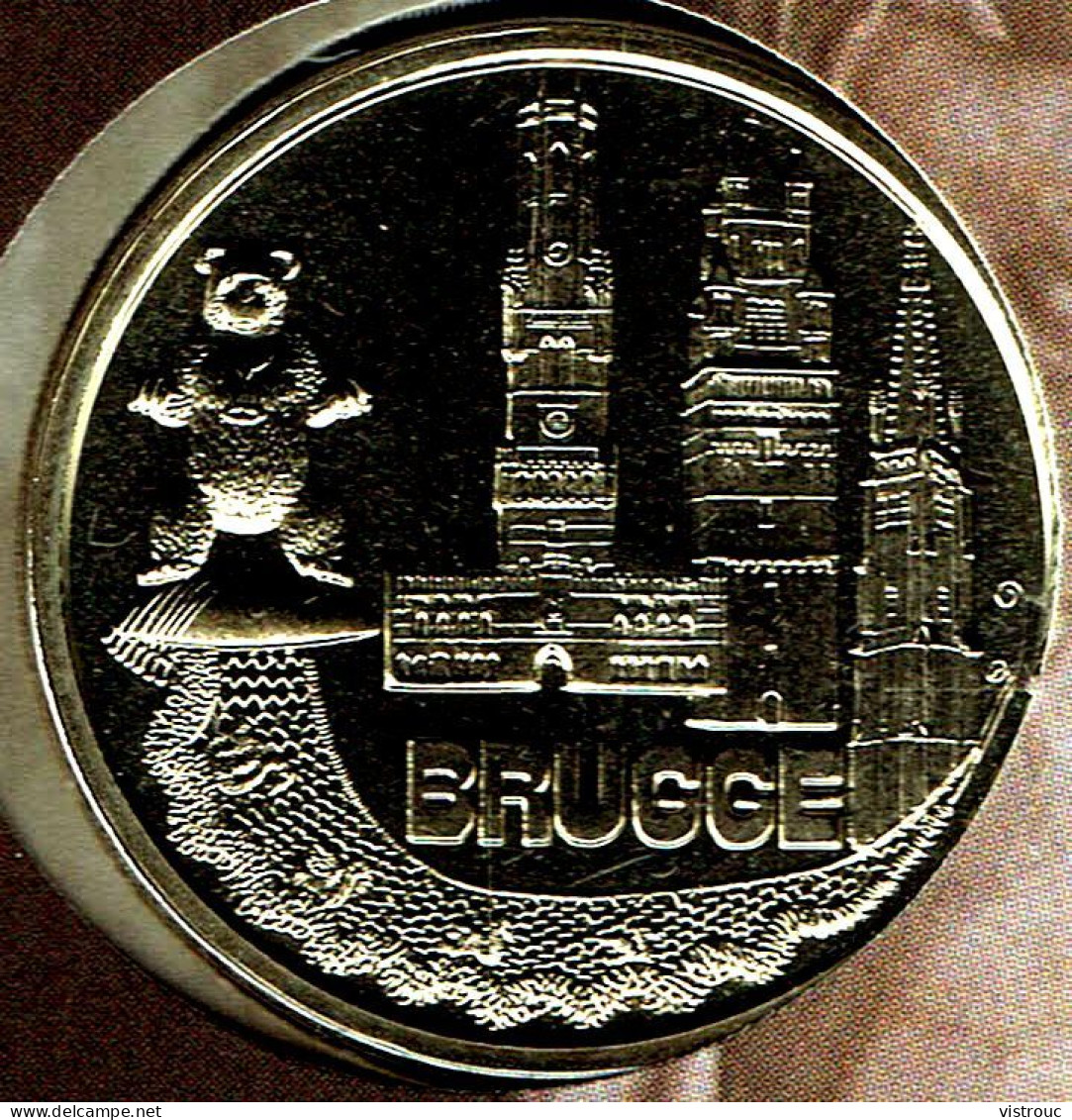 MEDAILLE - BELGIQUE - BELGÏE - BRUGES, Capitale Culturelle De L'Europe - BRUGGE, Culturele Hoofstad Europa - YEAR 2002. - Altri & Non Classificati