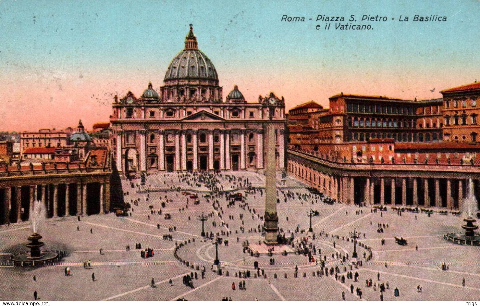 Piazza S. Pietro, La Basilica E Il Vaticano - Vatican