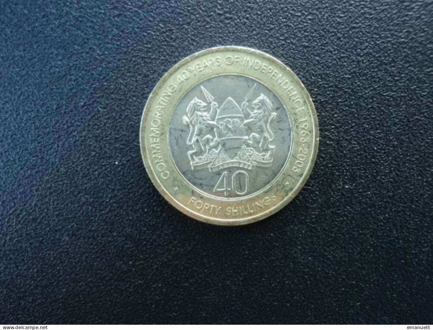 KENYA * : 40 SHILLINGS   2003 commémoration des 40 ans d'indépendance .  Tranche A   KM 33   NON CIRCULÉE **