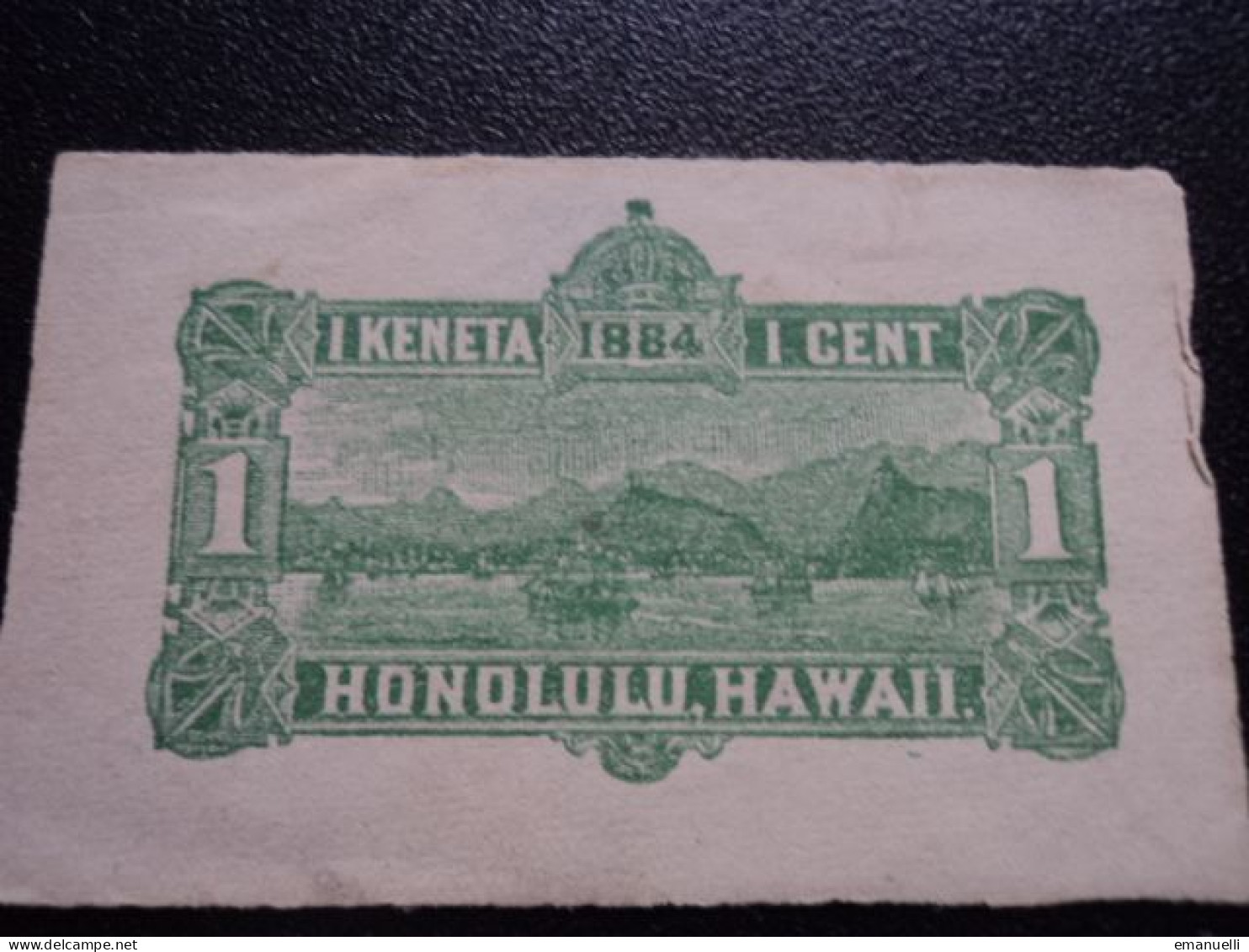 HAWAII * : Éssai : 1 KENETA (ou) 1 CENT 1884 Qualité SUP ** - Andere - Oceanië