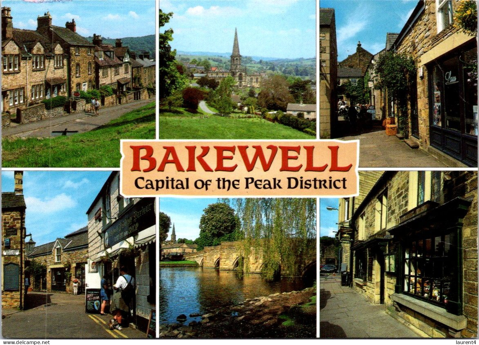 7-12-2023 (1 W 33) UK - Posted To Australia In 2006 - Village Of Bakewell - Derbyshire