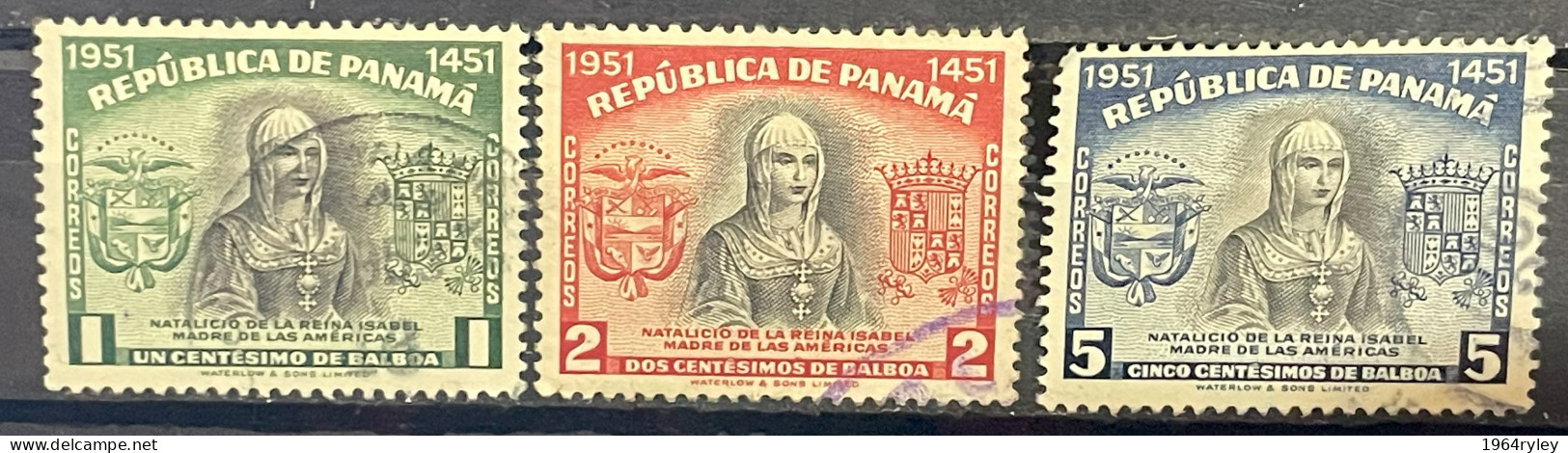 PANAMA - (0) - 1952  # 382/384 - Panama