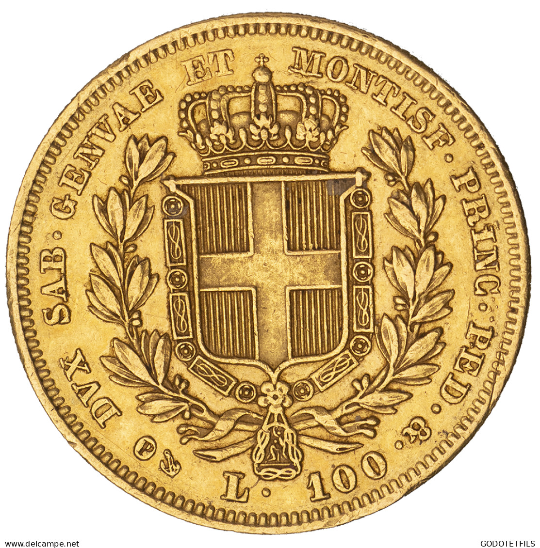 Royaume De Sardaigne-100 Lire Charles-Albert 1834 Gênes - Piémont-Sardaigne-Savoie Italienne
