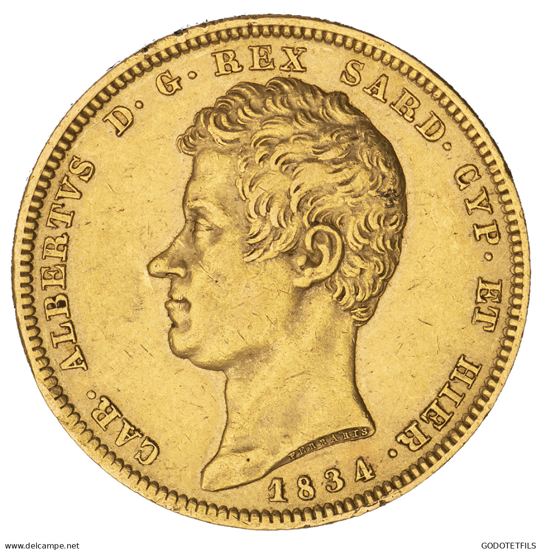 Royaume De Sardaigne-100 Lire Charles-Albert 1834 Turin - Italian Piedmont-Sardinia-Savoie