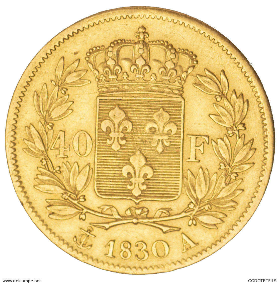 Charles X- 40 Francs 1830 Paris - 40 Francs (or)