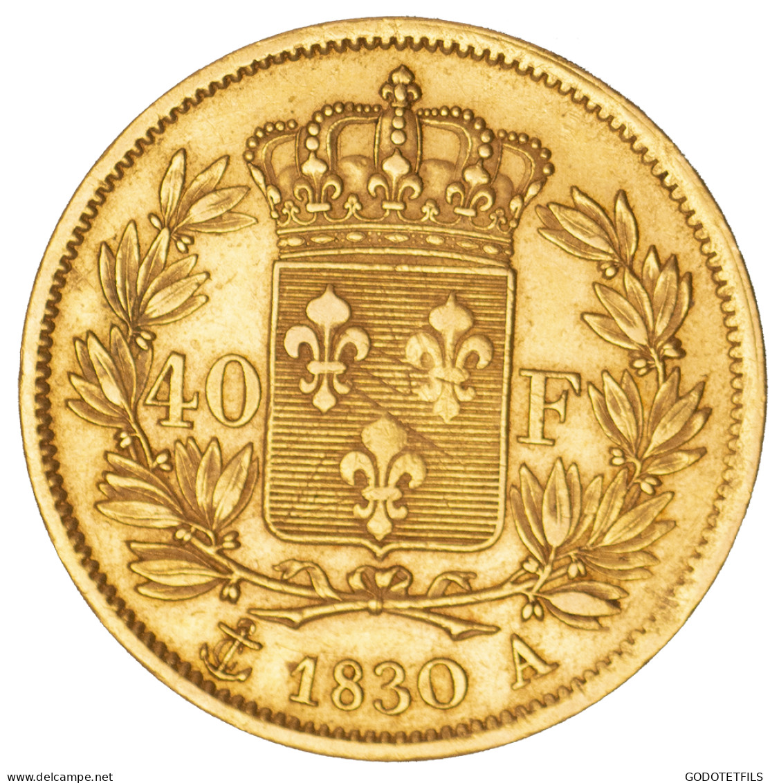 Charles X- 40 Francs 1830 Paris - 40 Francs (oro)