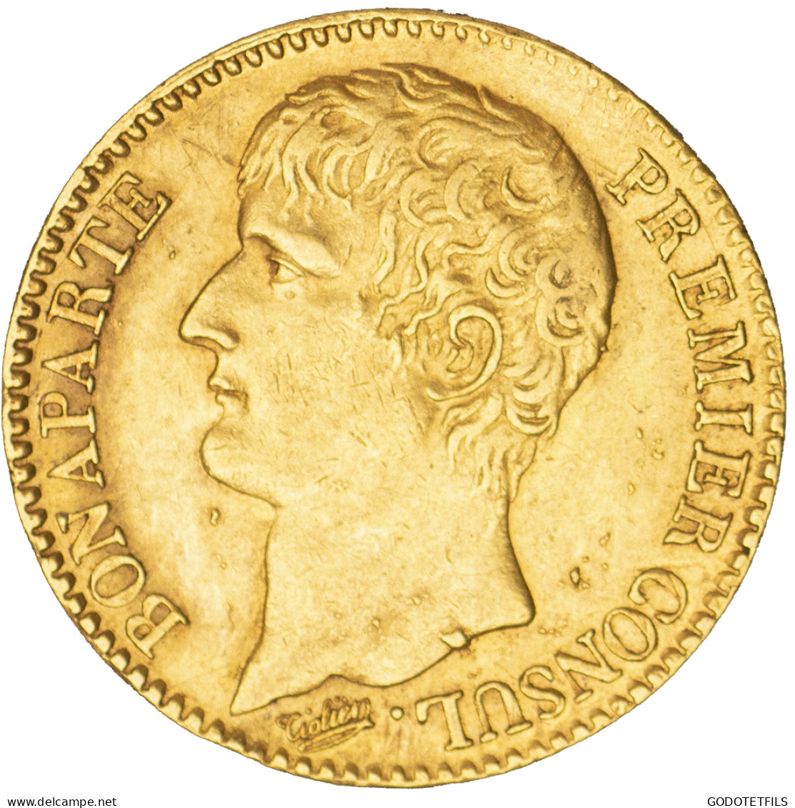 Consulat-Bonaparte Premier Consul- 40 Francs An 12 (1804) Paris - 40 Francs (goud)