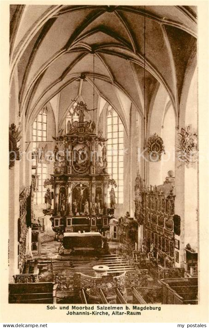 43109797 Salzelmen Bad Johannis Kirche Altar Schoenebeck - Schoenebeck (Elbe)