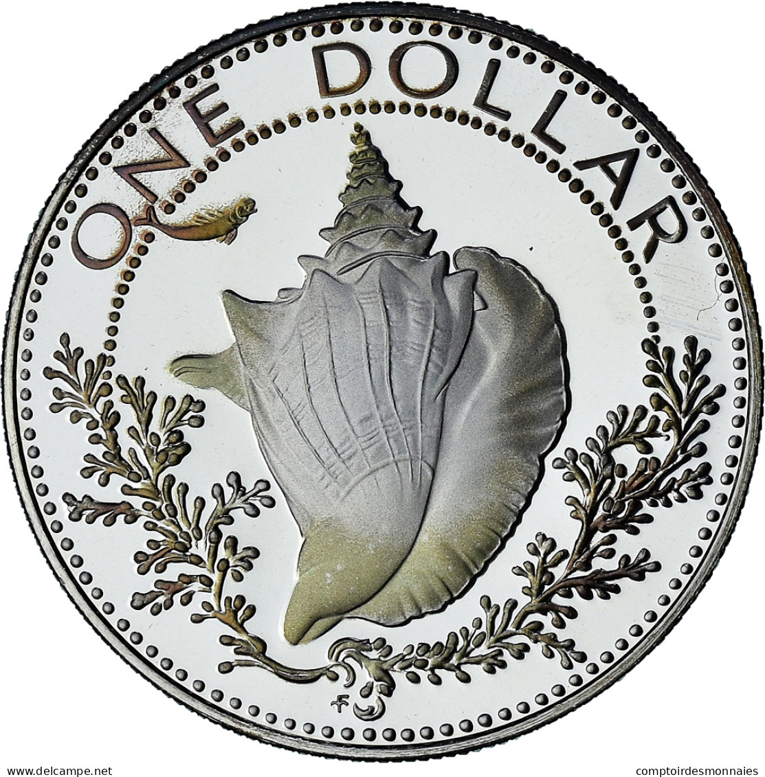 Bahamas, Elizabeth II, Dollar, 1976, Proof, SPL+, Argent, KM:65a - Bahamas