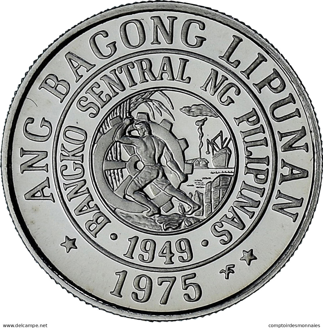 Philippines, 10 Sentimos, 1975, Proof, FDC, Du Cupronickel, KM:207 - Filippijnen