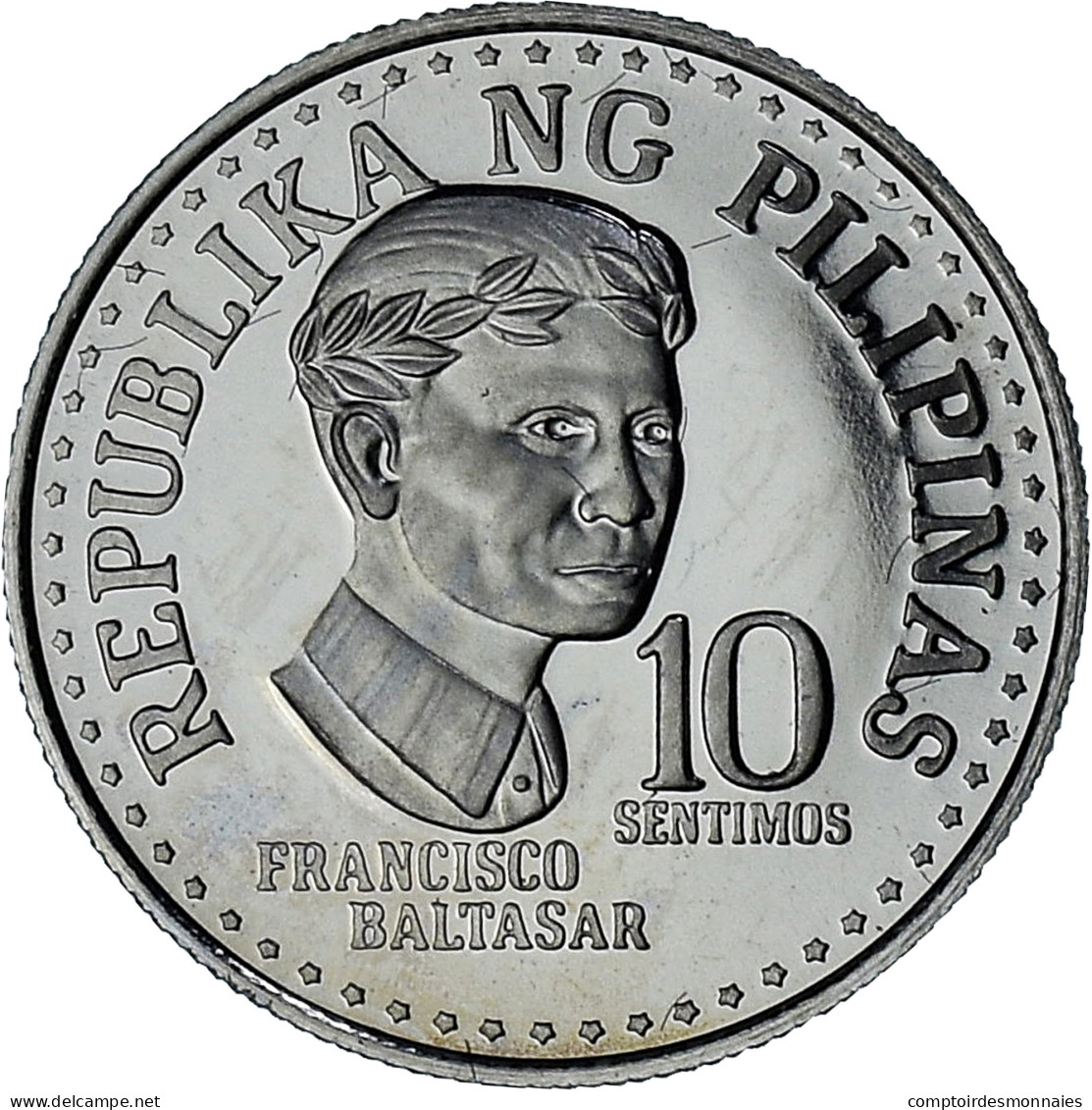 Philippines, 10 Sentimos, 1975, Proof, FDC, Du Cupronickel, KM:207 - Filippijnen