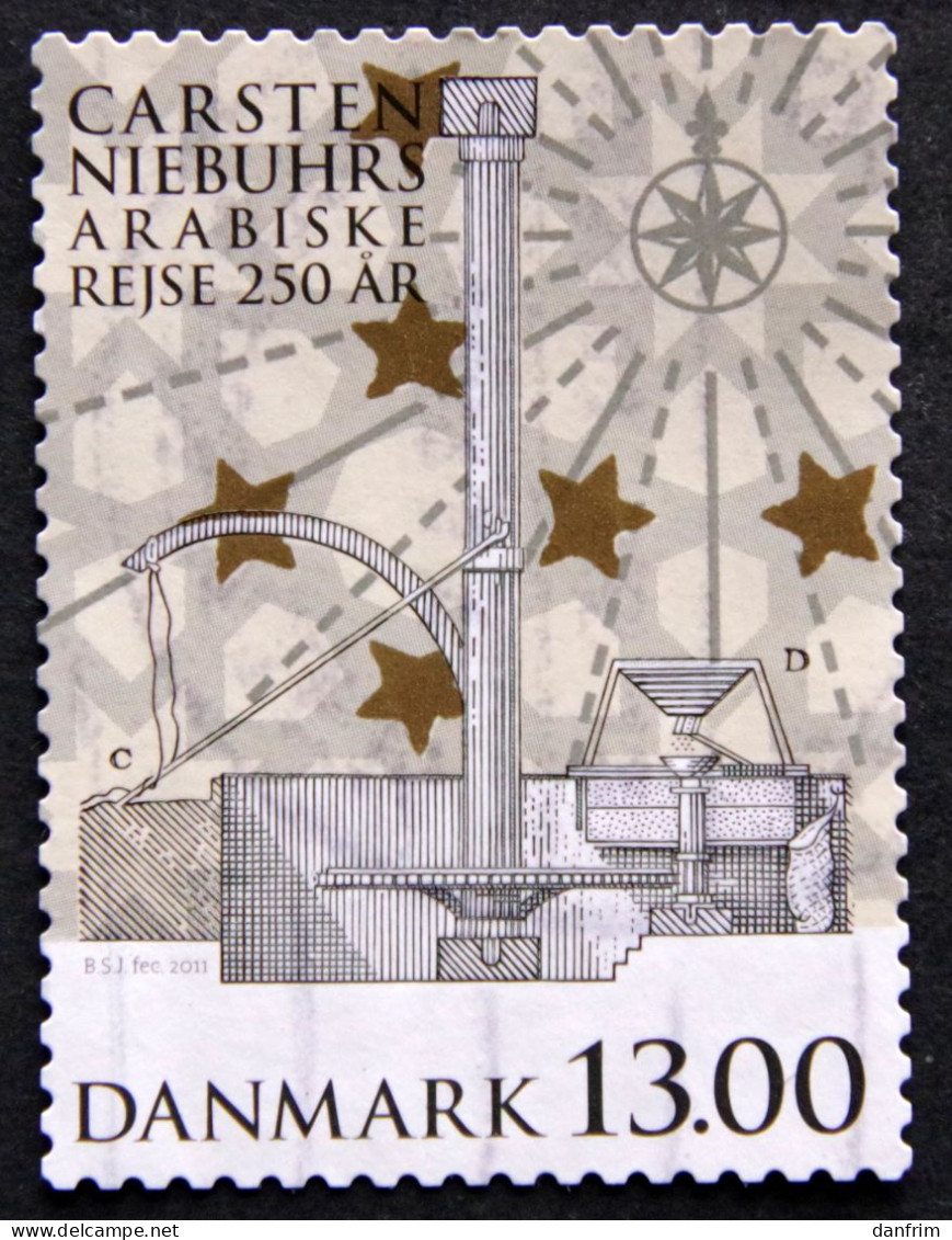 Denmark 2011  Carsten Niebuhr's Arab Journey 250 Year Anniversary MInr.1649  (O)   ( Lot  B 2163 ) - Gebraucht