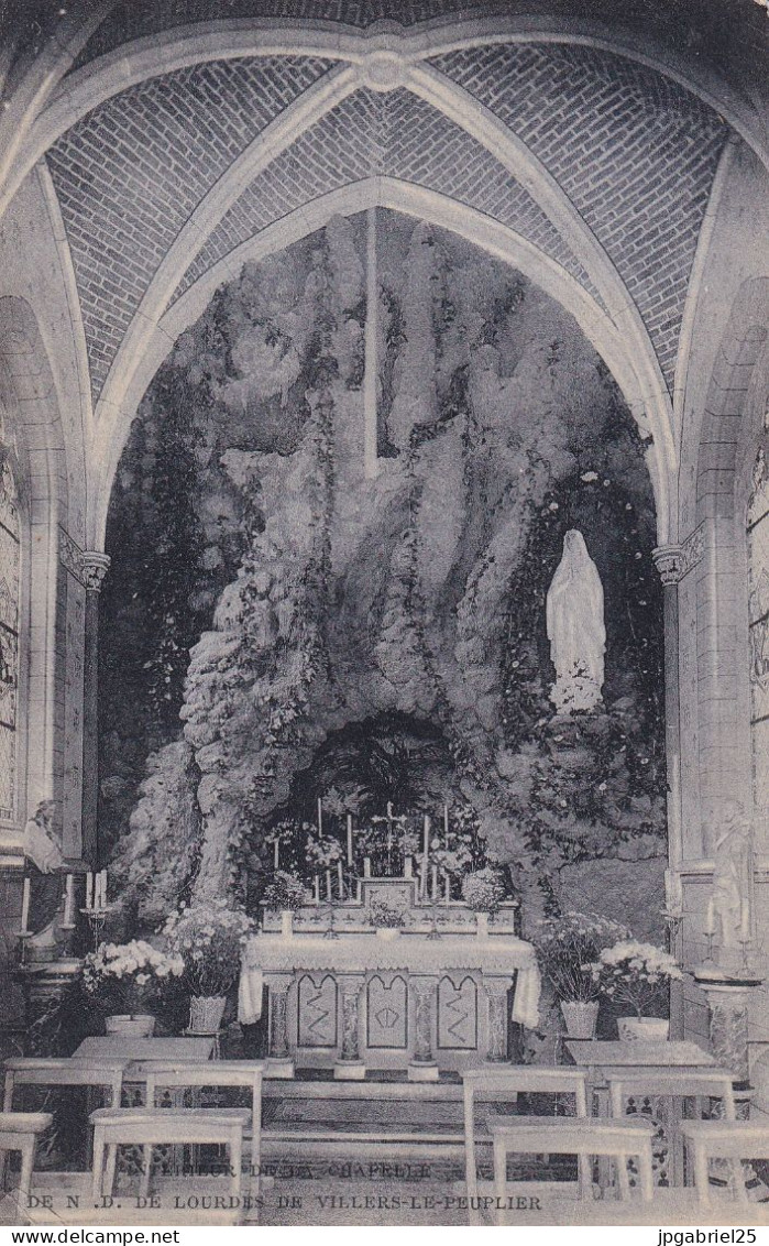 Hannut Interieure De La Chapelle De N D De Lourdes De Villers Le Peuplier - Hannut