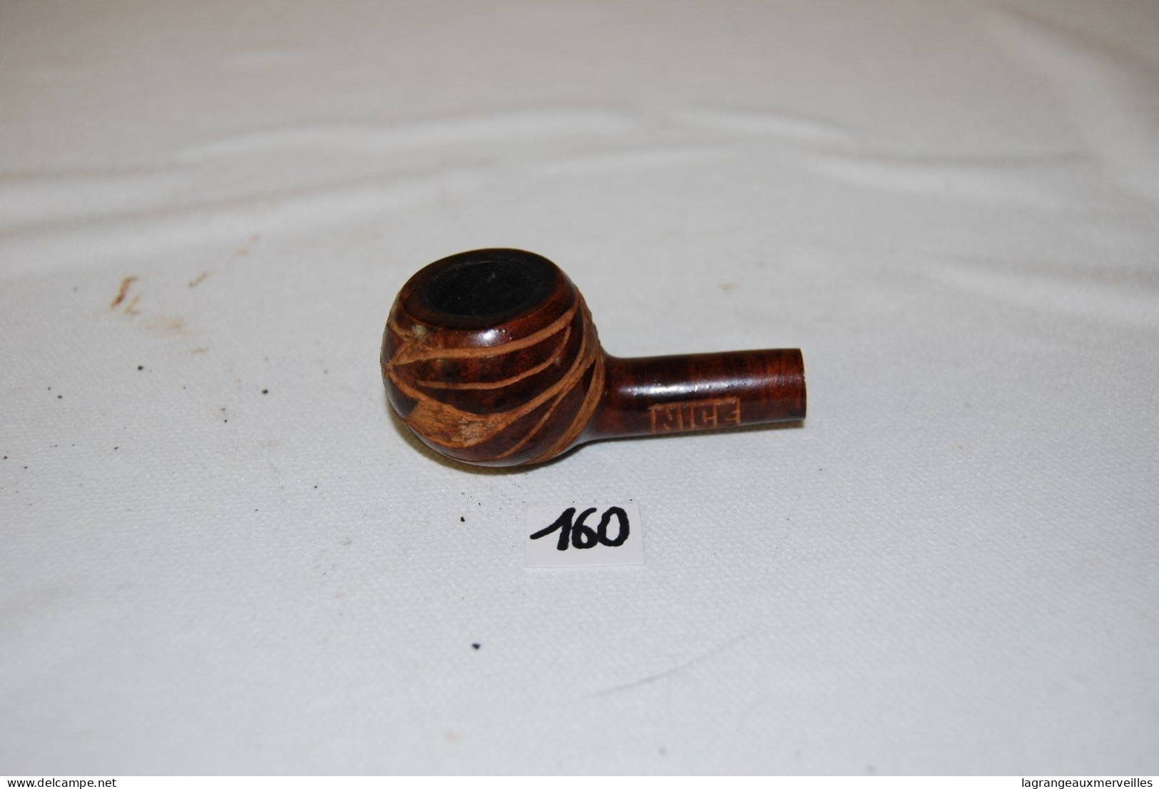 C160 Ancien Embout De Pipe NICE - Pipas En Madera De Brezo ( Bruyere)