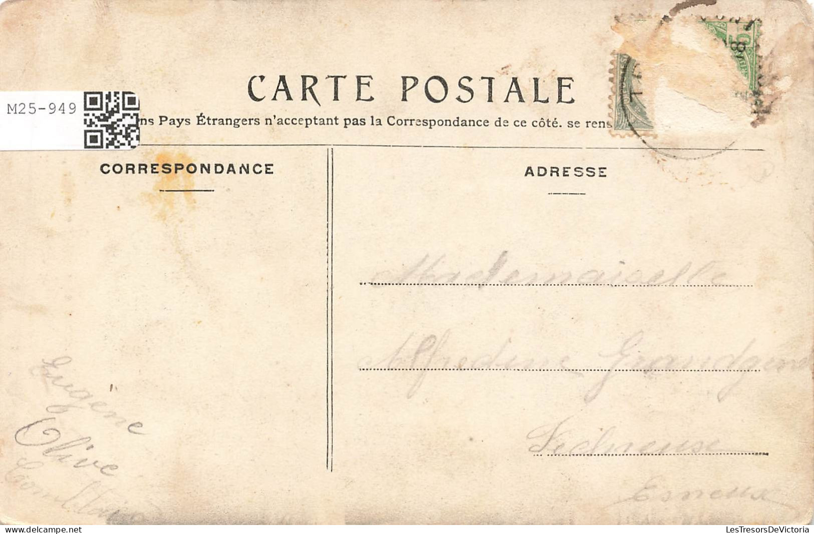 COUPLE - Et, Songeuse, Sans Rien Lui Dire - Une Femme Refusant Les Avances D'un Homme - Carte Postale Ancienne - Couples