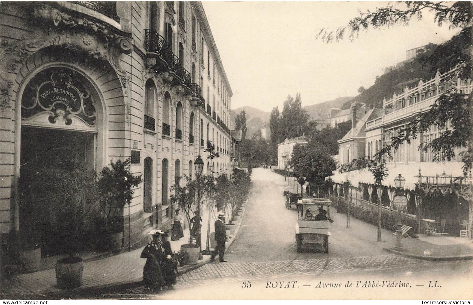FRANCE - Royat - Avenue De L'Abbé-Védrine - Carte Postale Ancienne - Royat