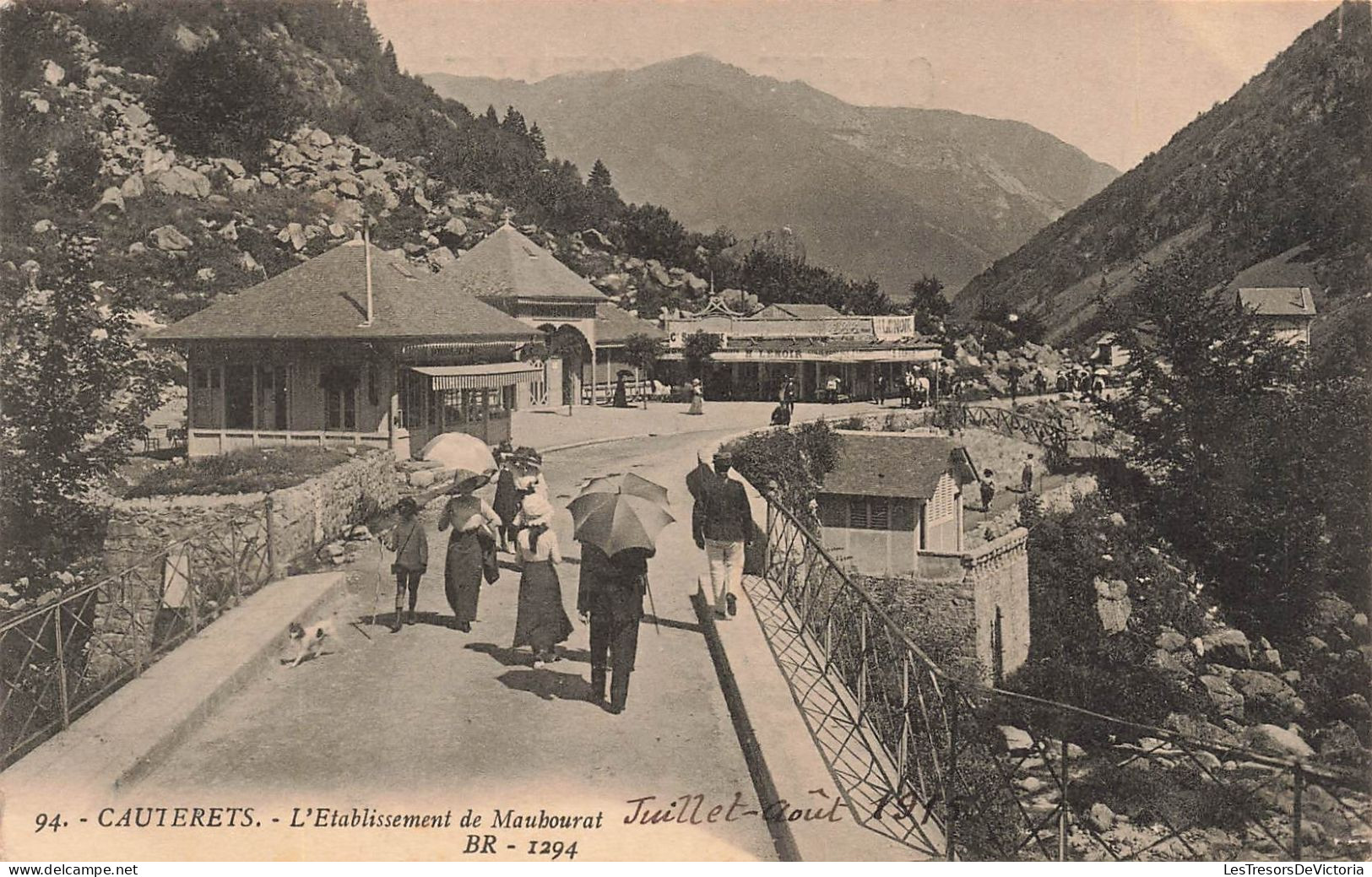 FRANCE - Cauterets - L'établissement De Mauhourat - Carte Postale Ancienne - Cauterets