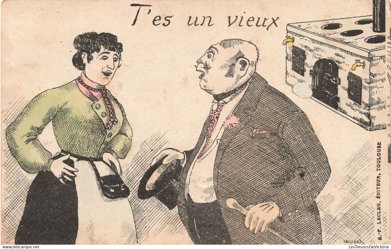 ILLUSTRATEUR - T'es Un Vieux - Daillare - Colorisé - Carte Postale Ancienne - Sonstige & Ohne Zuordnung