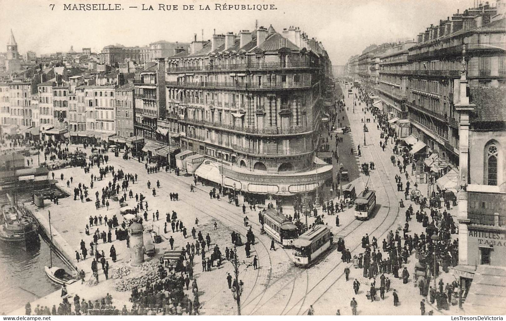 FRANCE - Marseille - La Rue De La République - Carte Postale Ancienne - Ohne Zuordnung