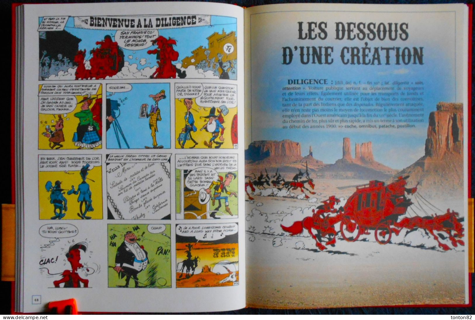 Morris et Goscinny - Lucky Luke - La Diligence / Le Pied-Tendre - Les dessous d'une création - Editions ATLAS - EO 2009