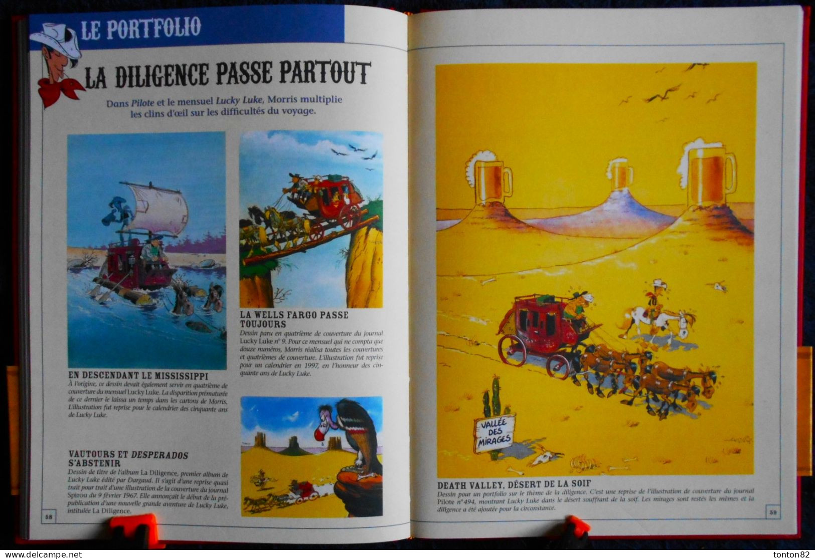 Morris et Goscinny - Lucky Luke - La Diligence / Le Pied-Tendre - Les dessous d'une création - Editions ATLAS - EO 2009