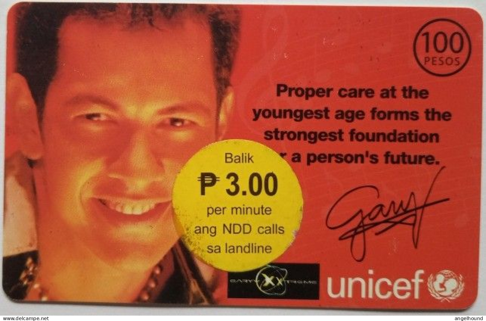 Philippines PLDT P100 - UNICEF - Filippine