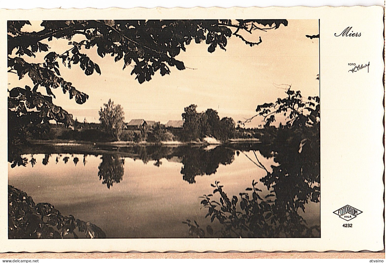 Latvia.Lettland.Miers. Fotobrom. Real Photo. 1930s. - Lettonie