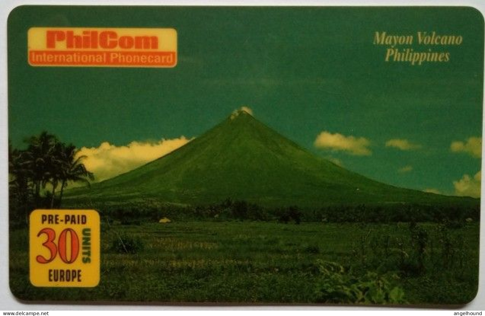 Philippines Philcom 30 Units ( Dummy ) - Mayon Volcano - Philippines