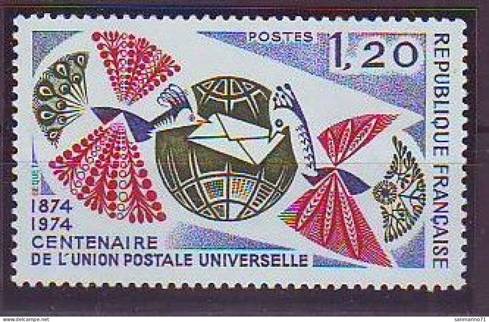 FRANCE 1887,unused - UPU (Wereldpostunie)