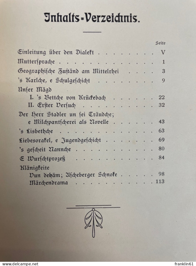 Herzgeboppelte Dingelcher: Rheinfränkische Humoresken Vornehmlich In Der Mundart Des Untermains - Gedichten En Essays