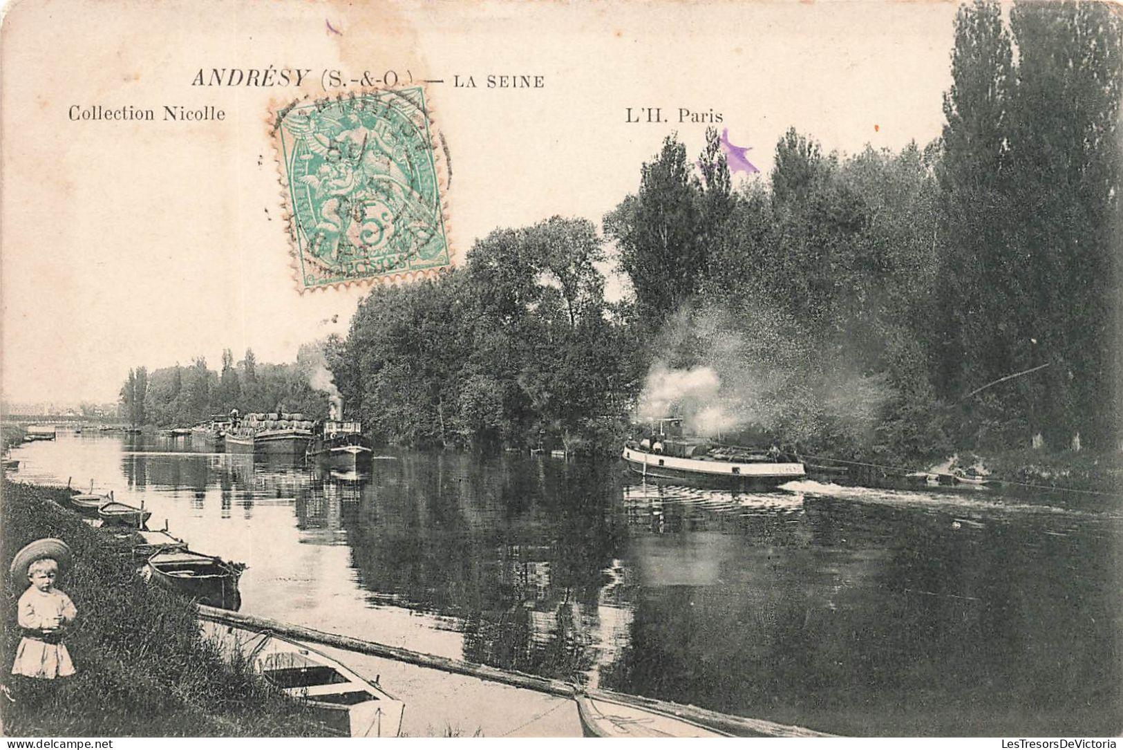 FRANCE - Andrésy - Vue Sur La Seine - Carte Postale Ancienne - Andresy