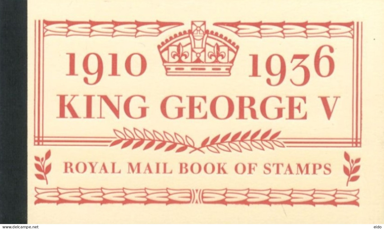 GREAT BRITAIN  : - 2010, SPECIAL ISSUE OF ROYAL MAIL STAMPS BOOKLET OF (1910 - 1936) KING GEORGE V. UMM (**). - Covers & Documents